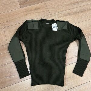 Genuine U.S. Military 100% Wool Service Woolly Pully Sweater  - Size 40